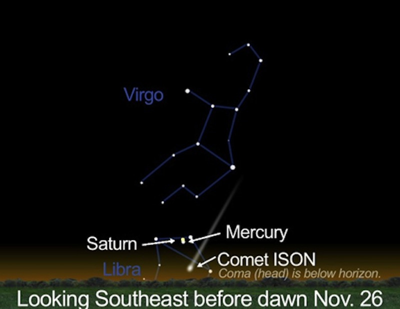 Mercury Shines Near Saturn in Pre-Dawn Sky Tuesday: How to See it